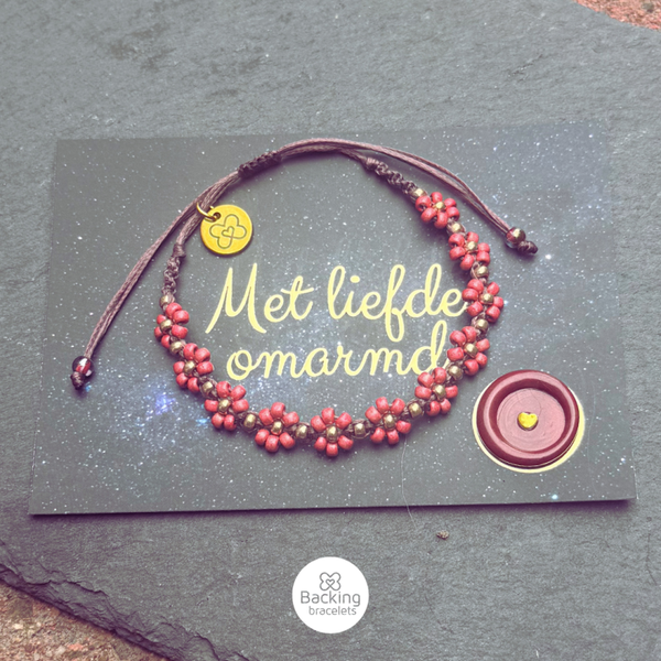 Feestdagen Glimmend Donker Rose 11 ❁