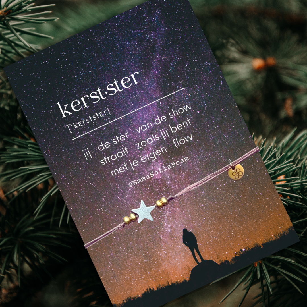 De ster van de show | Goud-Dieppaars