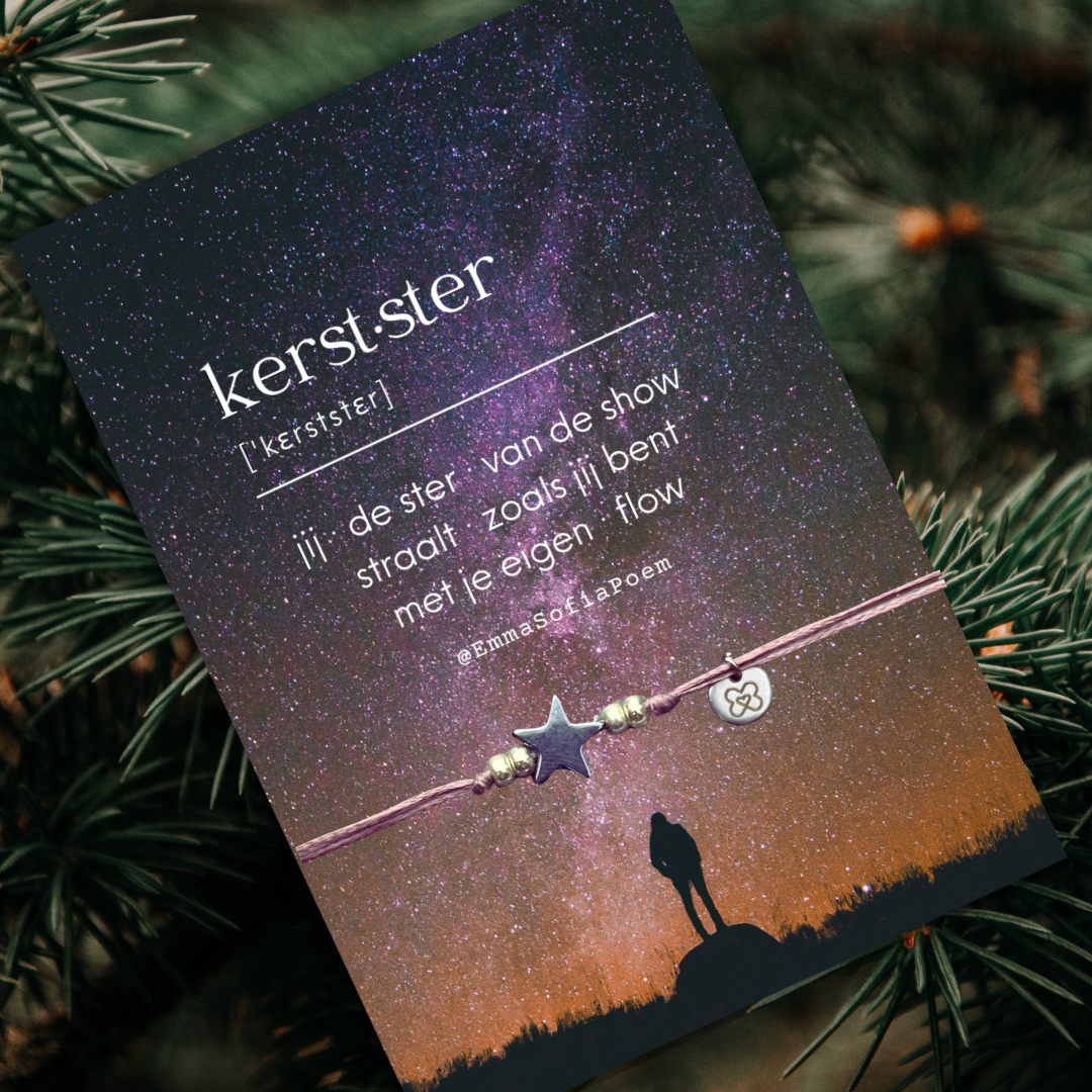 De ster van de show | Zilver-Dieppaars