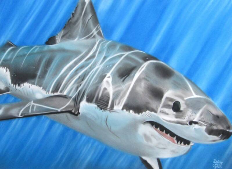 Drawing 'Dangerous water' by Daisy van der Zijden