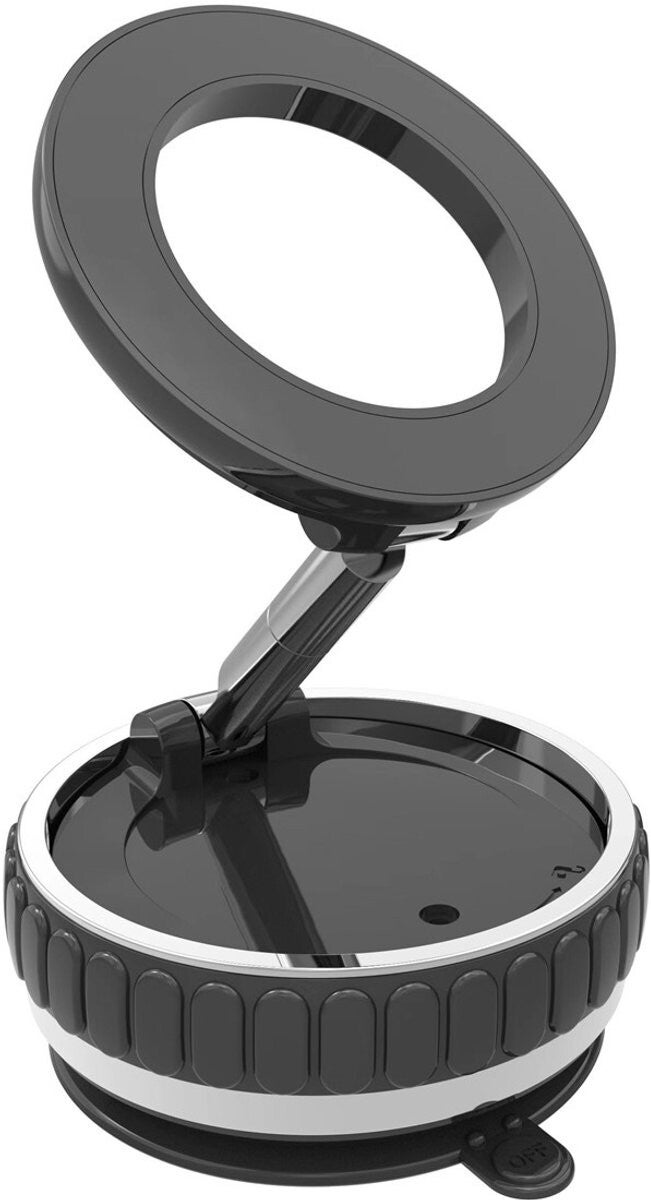 Vacuum Suction Cup Car Phone Holder – Ultra-Strong Dashboard & Windshield Mount with Locking Lever, 360° Rotation