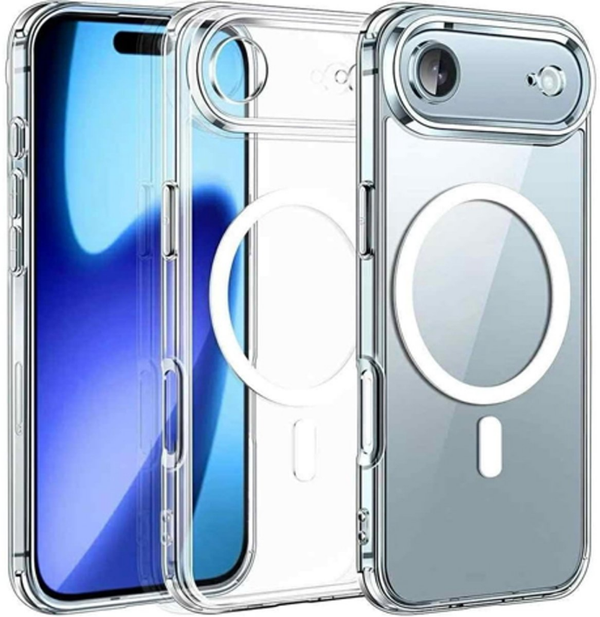 iPhone 17 Air Transparent Anti-Shock Case with MagSafe