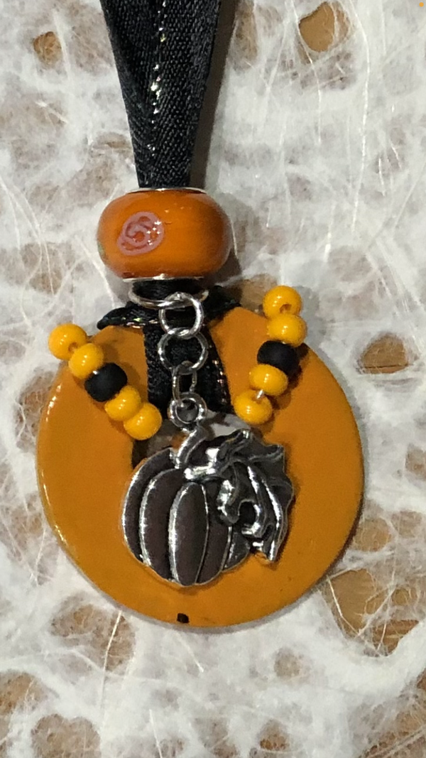 Halloween Washer Necklace