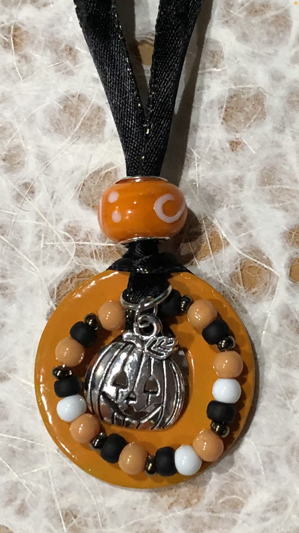 Halloween Washer Necklace