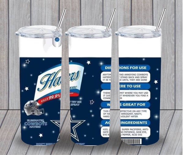 Tumbler- Dallas Cowboys Spray