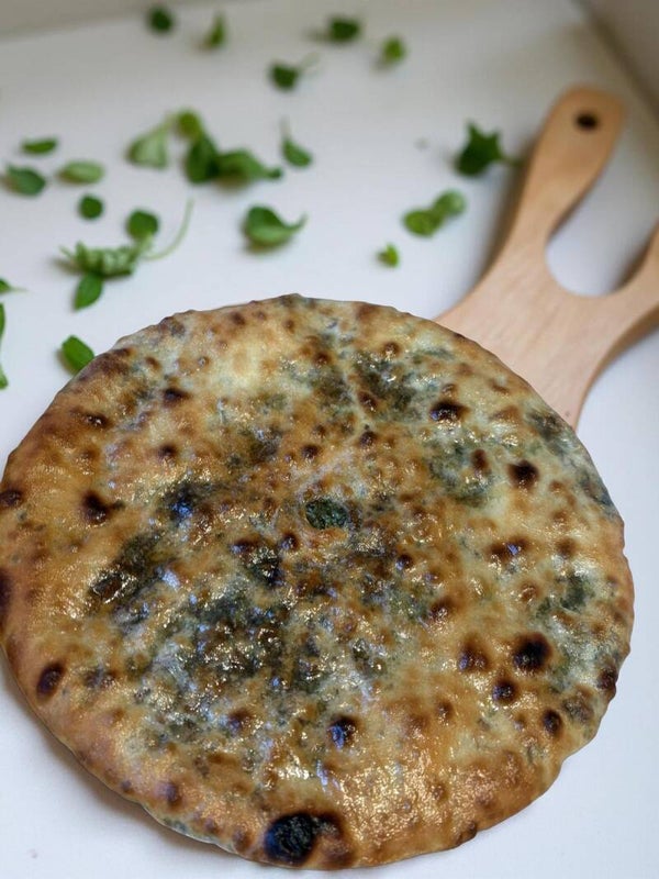 Tsækhærajyn - Ossetian pie with red chard and cheese