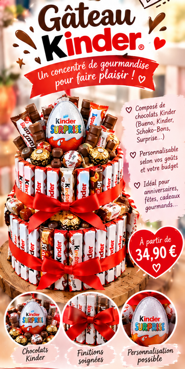 Gâteau Kinder