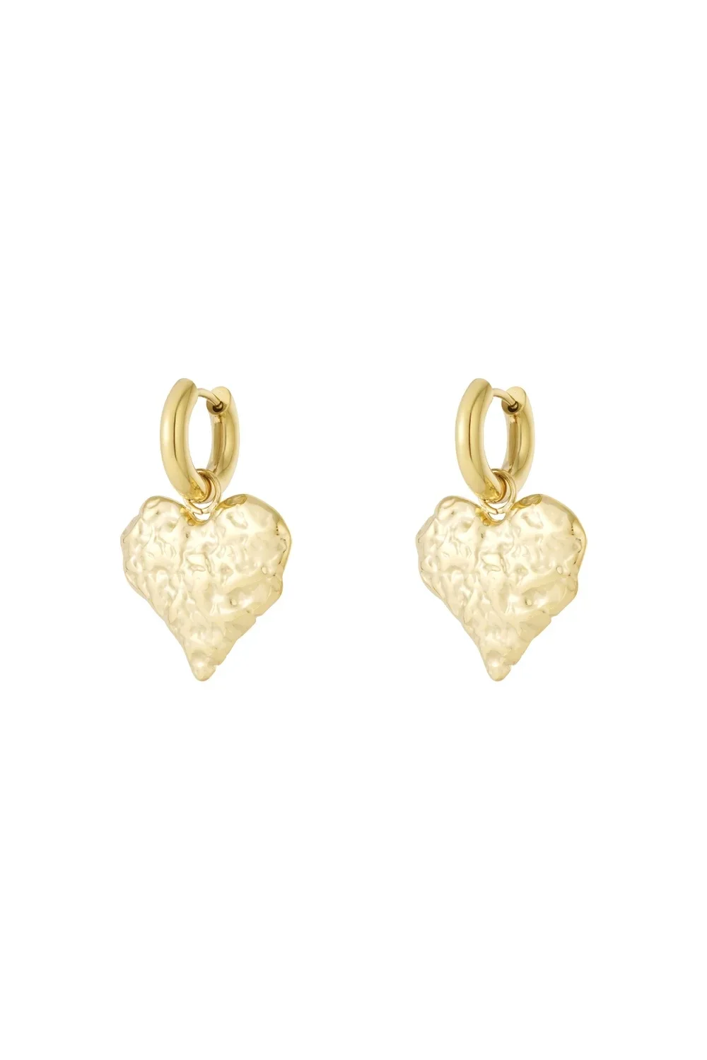 Textered Heart earring