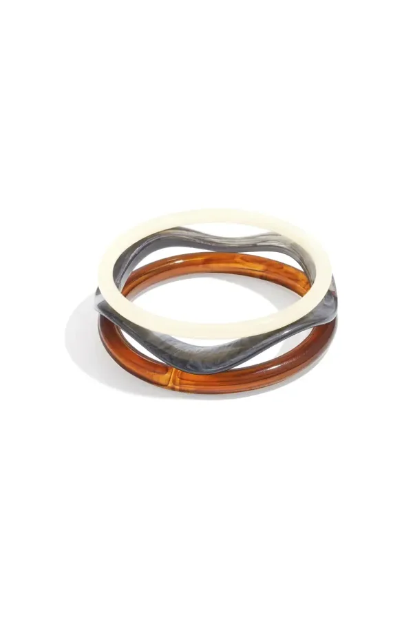 Acryl armbanden grijs