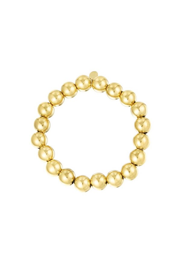 Gold bracelet medium bold