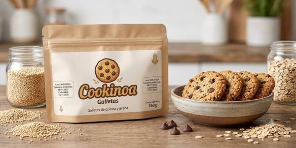 Caja con 4 paquetes de 8 galletas cada una