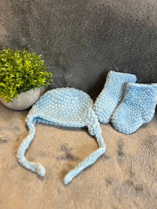 Neugeborenen Set Mütze und Socken