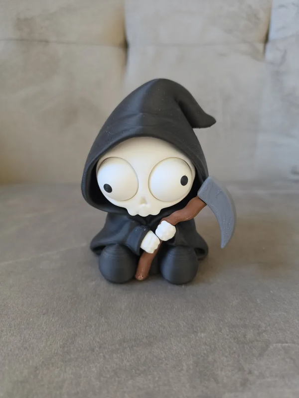 Sensenmann mit Googly Eyes - beweglich Augen