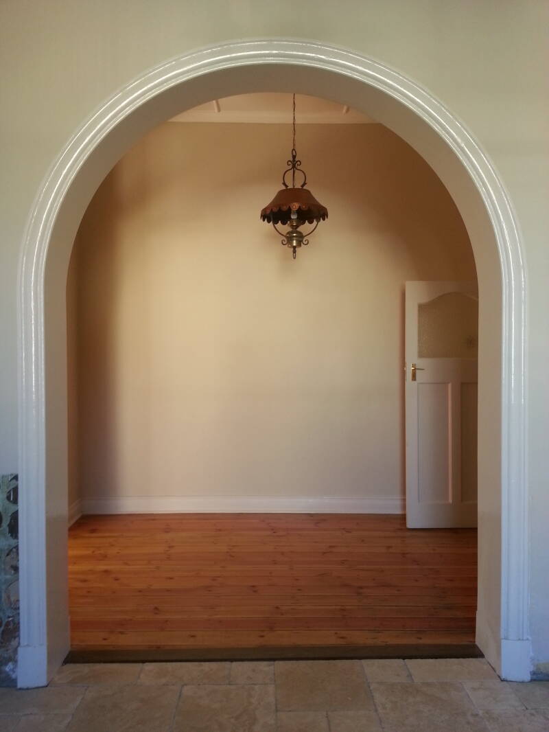 Reproduction of 100 year old arch doorway