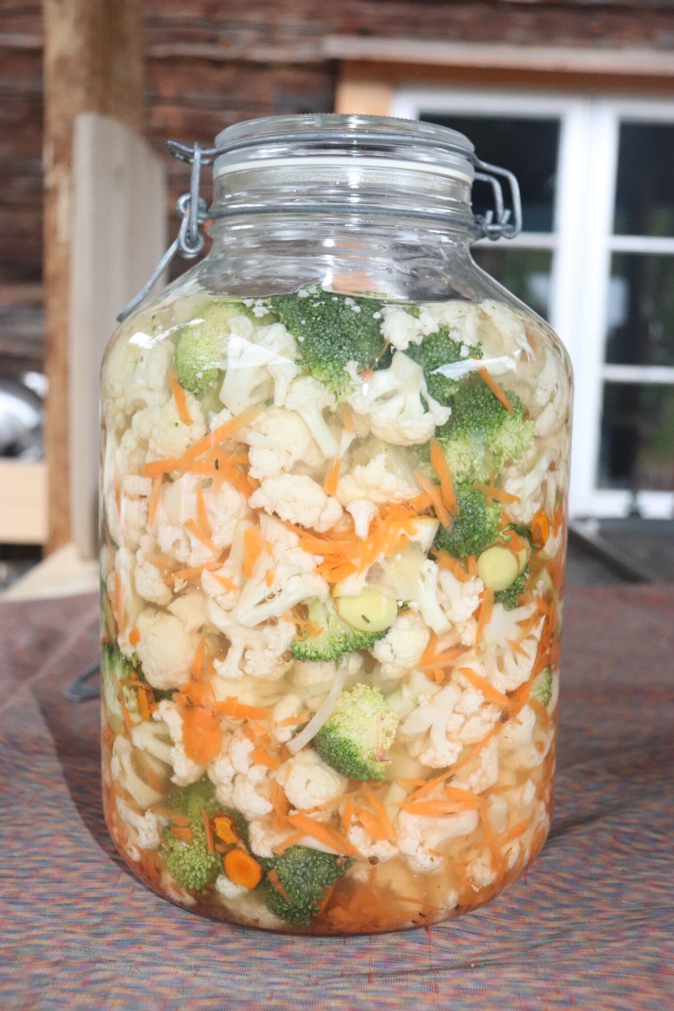 Fermenting veggies
