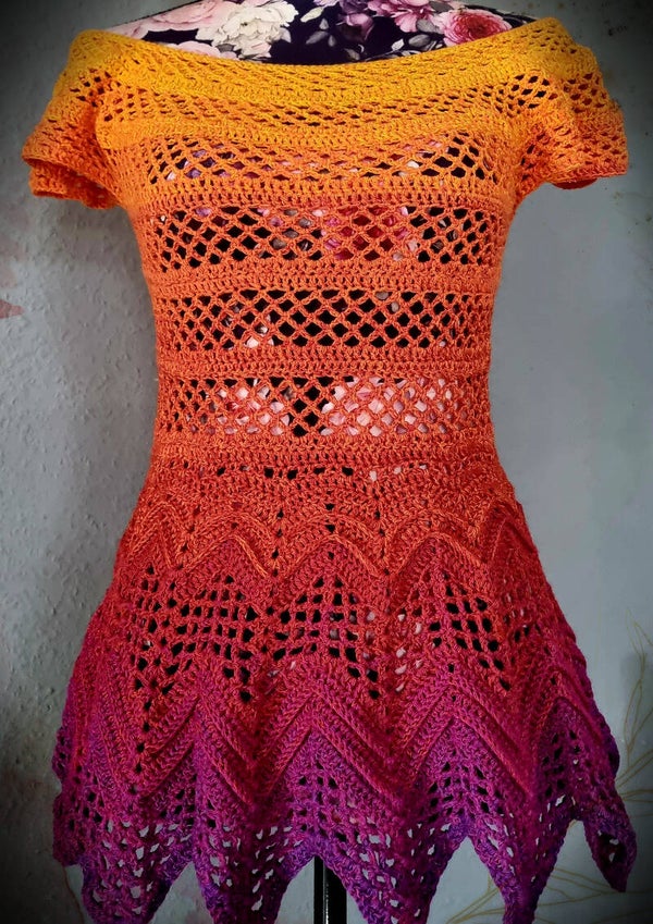 Tunika / Minikleid "Sunset"