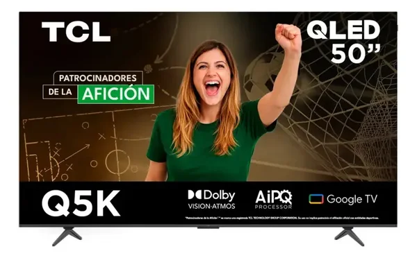 Smart Tv Pantalla 50 50q5k Tcl Google Qled 4k Voice Control