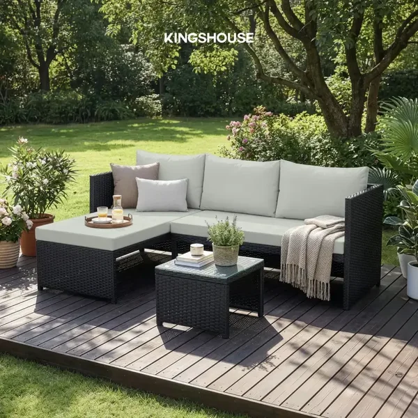 SALA DE JARDIN EN L