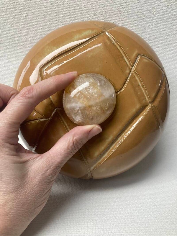 Love Pebble Golden Healer