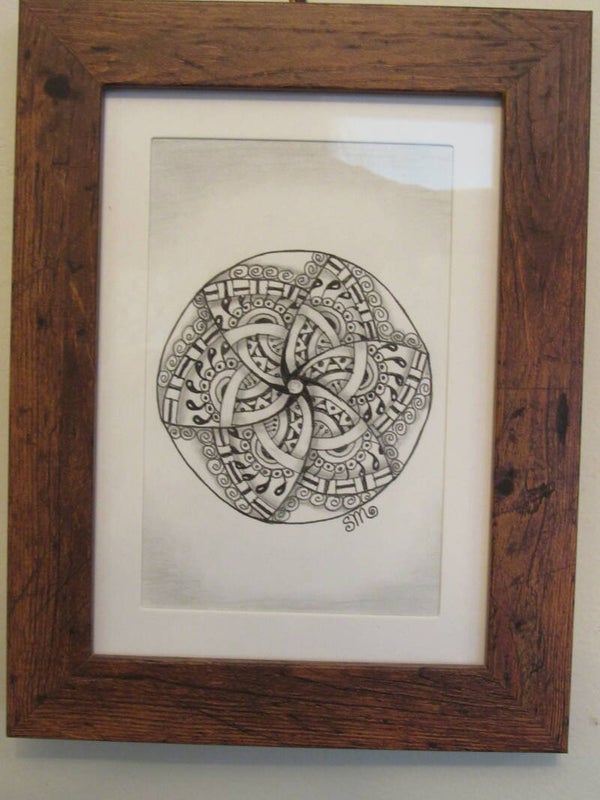 Pinwheel Zentangle