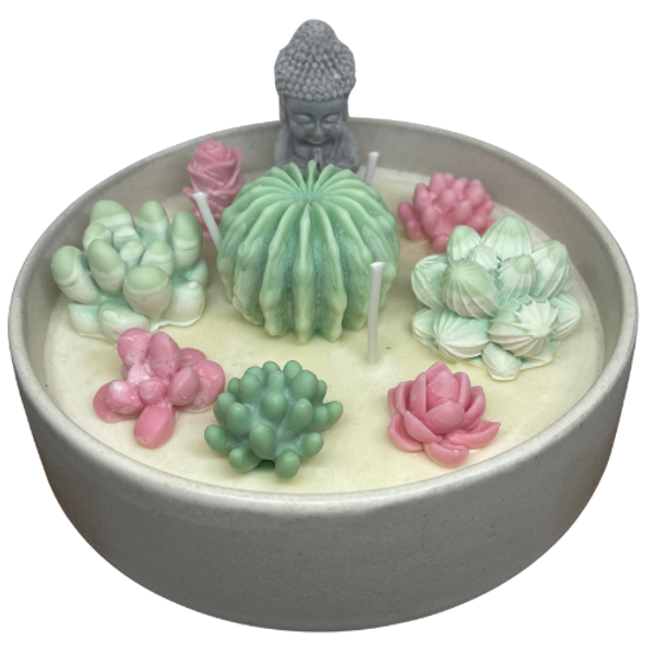 Bougie décorative "Pivoine" 450ml