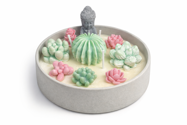 Bougie décorative "Fleur de lotus" 450ml