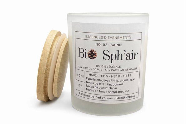 Bougie "NO. 02 : SAPIN"