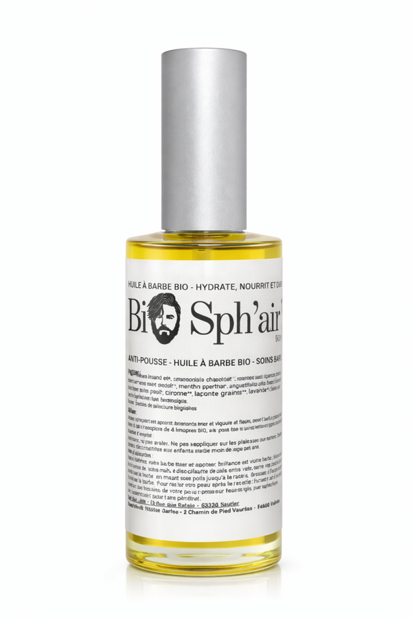 Huile à barbe bio "Activ'Pousse"