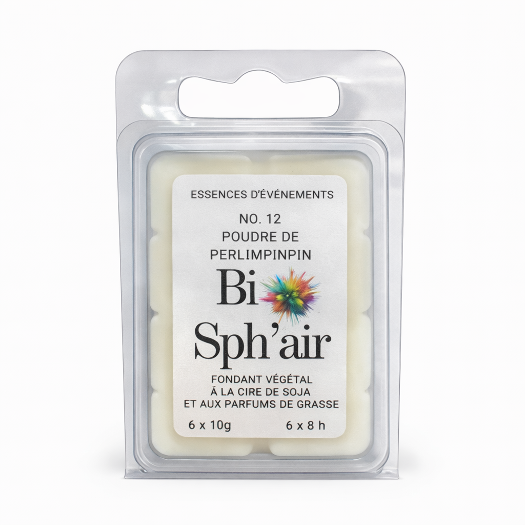 Lot de 6 fondants "NO. 12 : POUDRE DE PERLIMPINPIN"