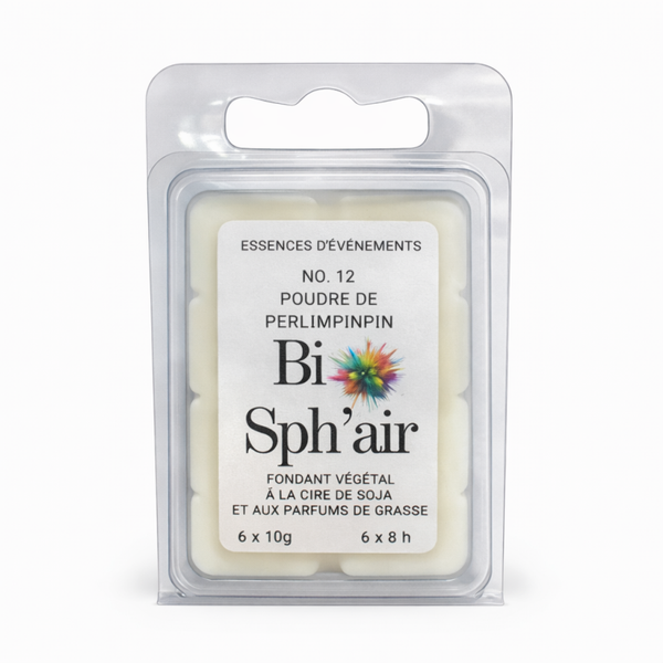 Lot de 6 fondants "NO. 12 : POUDRE DE PERLIMPINPIN"