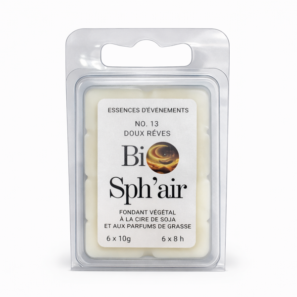 Lot de 6 fondants "NO. 13 : DOUX RÊVES"