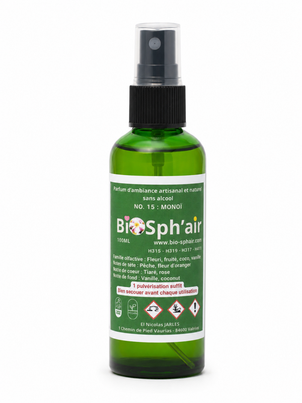 Spray d'ambiance N0. 15 : MONOÏ