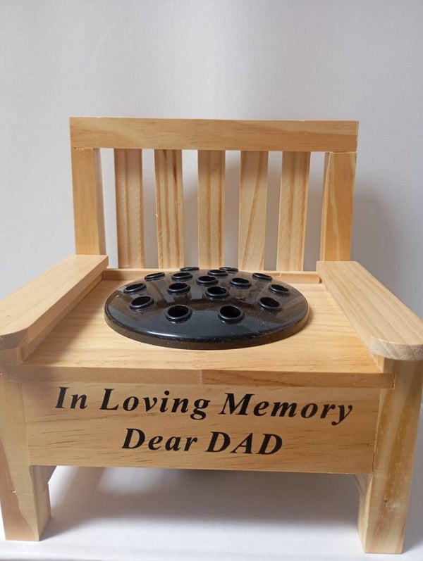 Memoriol flower holder benches