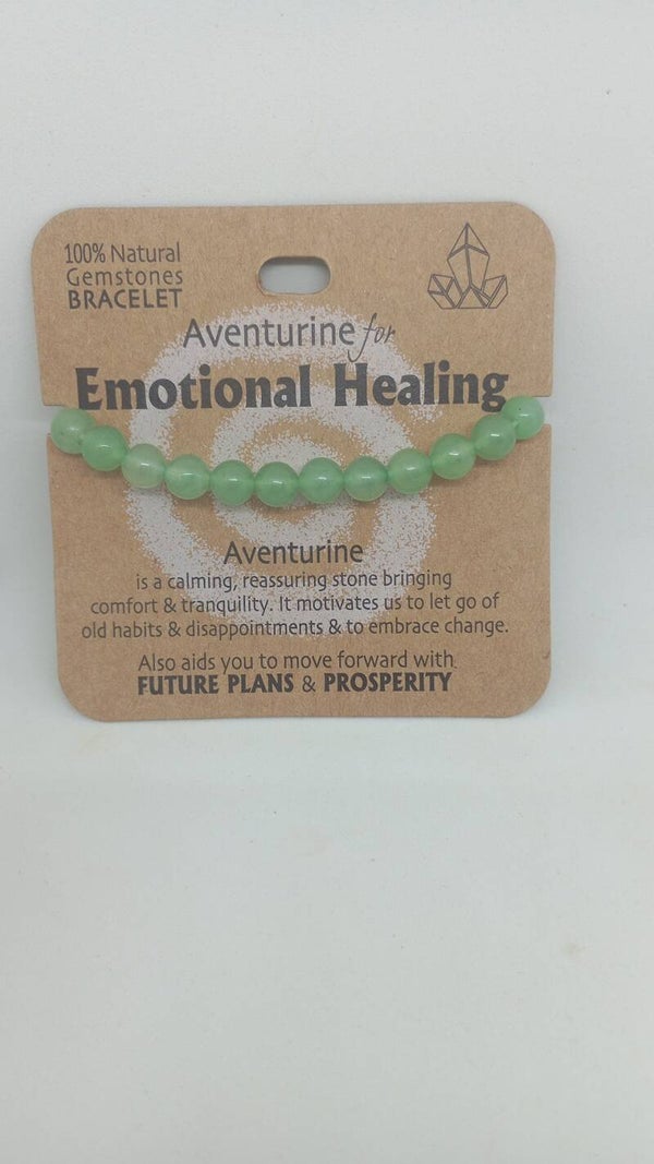Aventurine crystal bracelets.