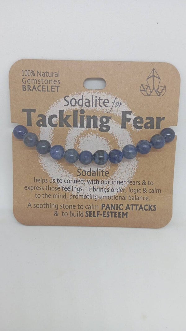 Sodalite Crystal Bracelet