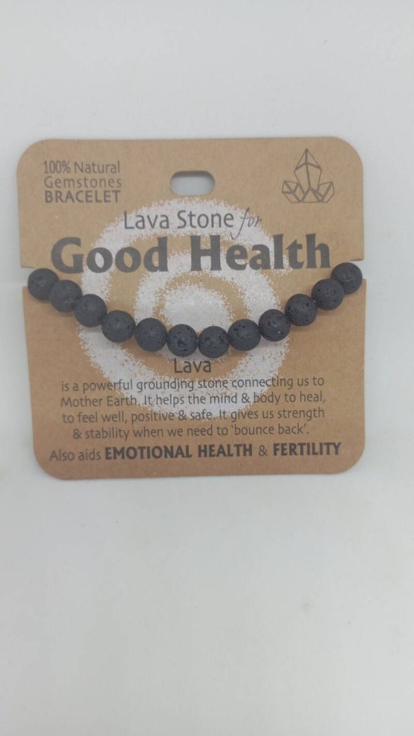 Lava Stone bracelet for good health