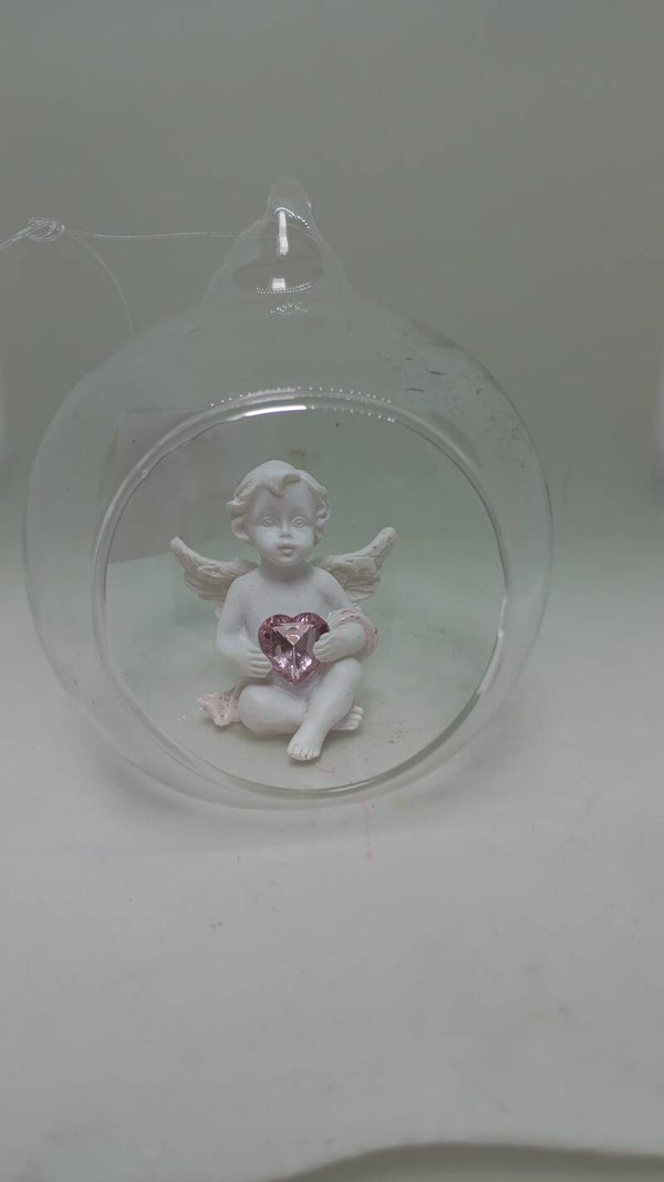 White Angel in hanging bauble