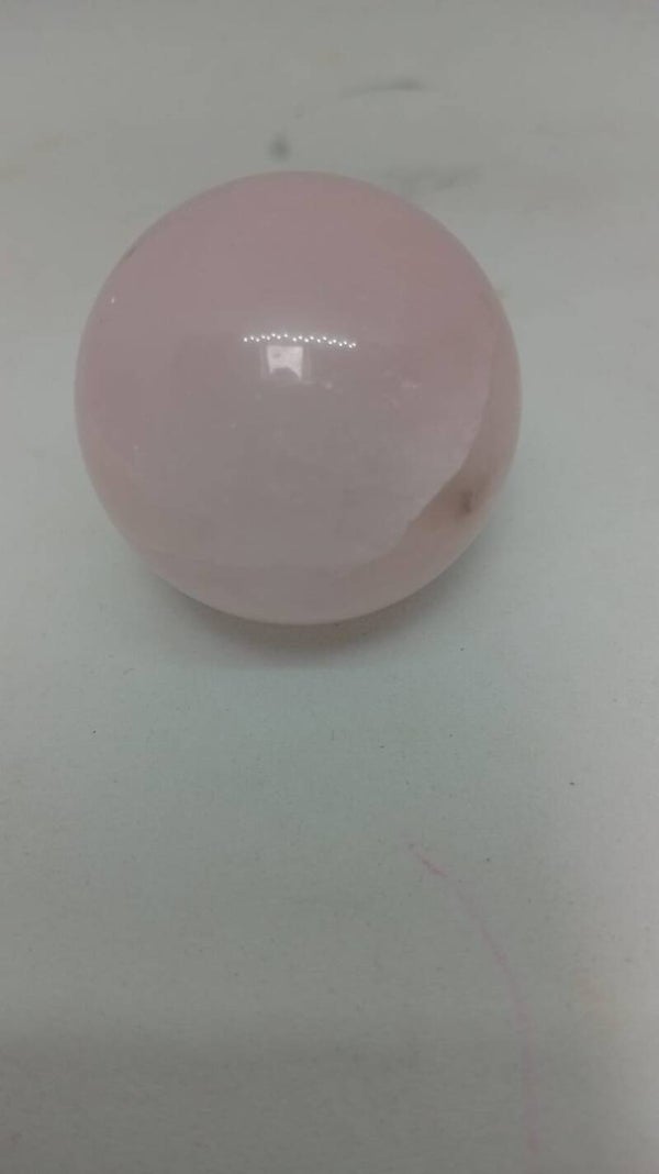 Rose quartz sphere small