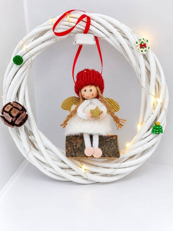 Christmas led light up Angel wreath.
