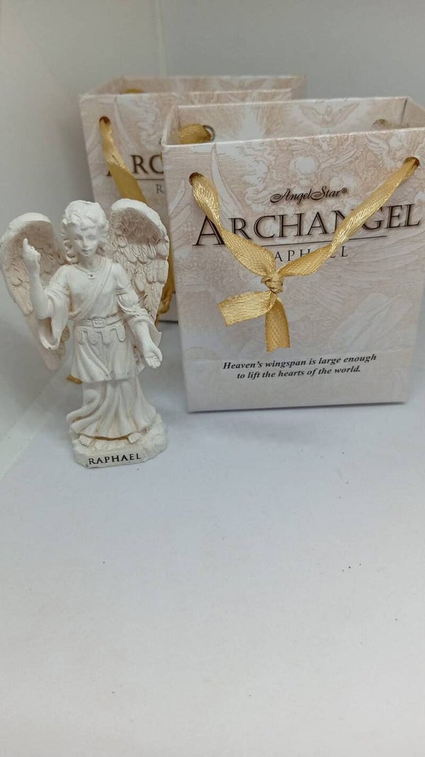 Arch Angel Raphael healing statue