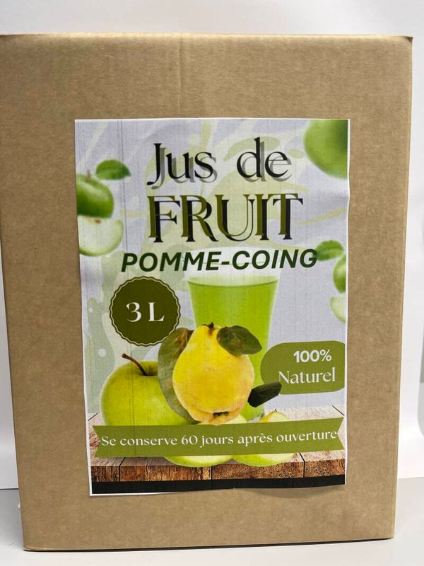 Jus de pomme - coing cubi 3l