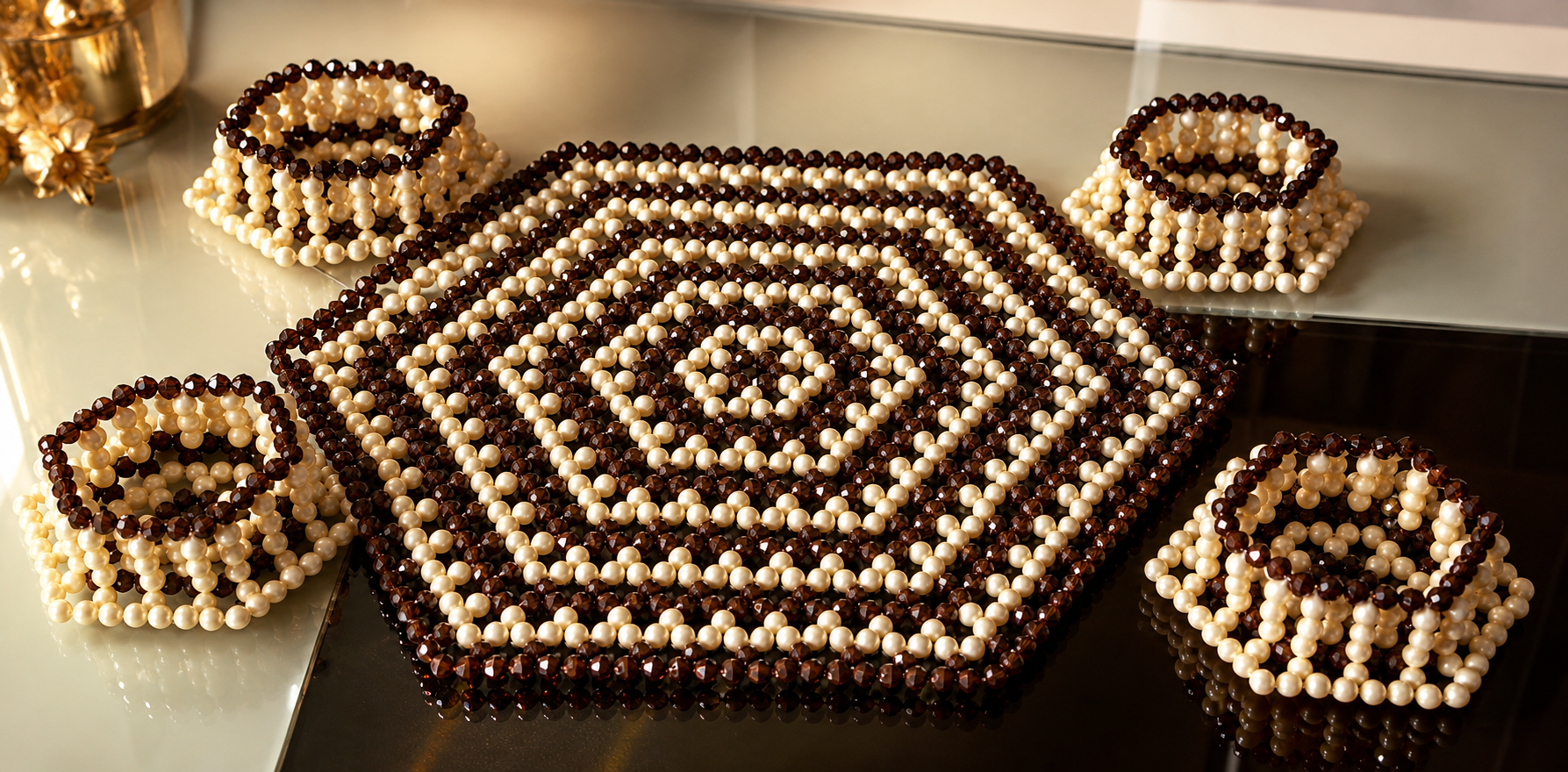 Ivory & Chocolate Elegance