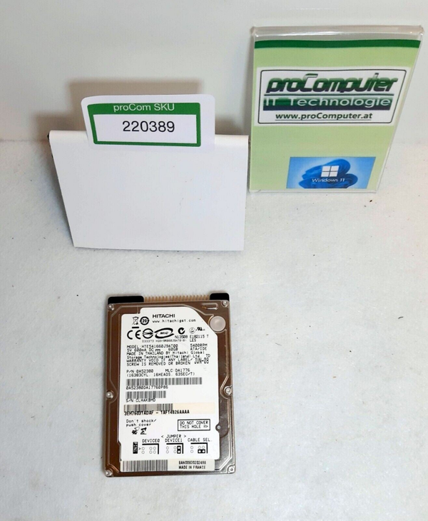 HDD / Festplatte / Hitachi / 60 GB / 2,5" / IDE