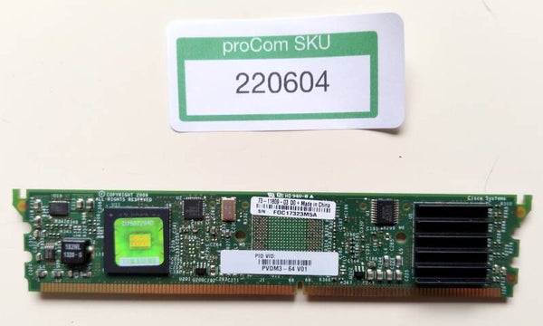 CISCO / 64-Kanal-Sprach-und Video-DSP-Modul / PVDM3-64