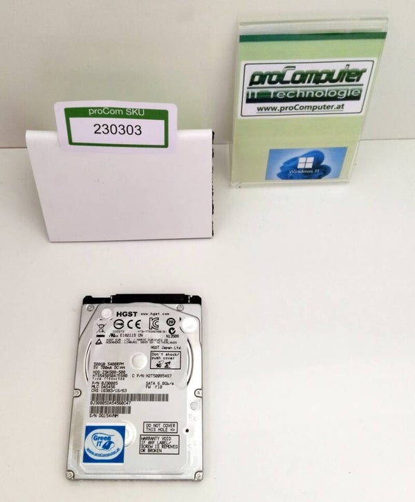 HDD / Festplatte / HGST / 2,5" / 500 GB / SATA / 2 Stk.