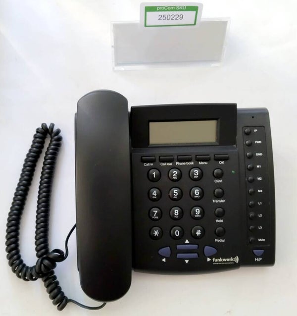 VoIP Telefon / Systemtelefon / Funkwerk IP50 / schwarz