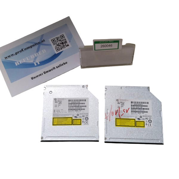 DVD-ROM, Laufwerk, HP, SATA, 12,7 mm, inkl. Blende