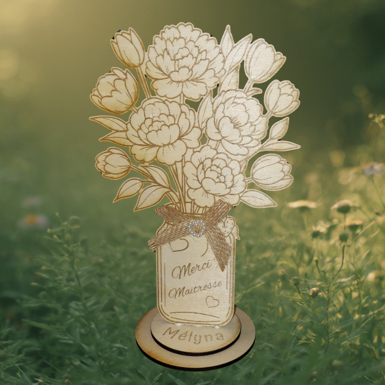 Le Crayon et son bouquet éternel