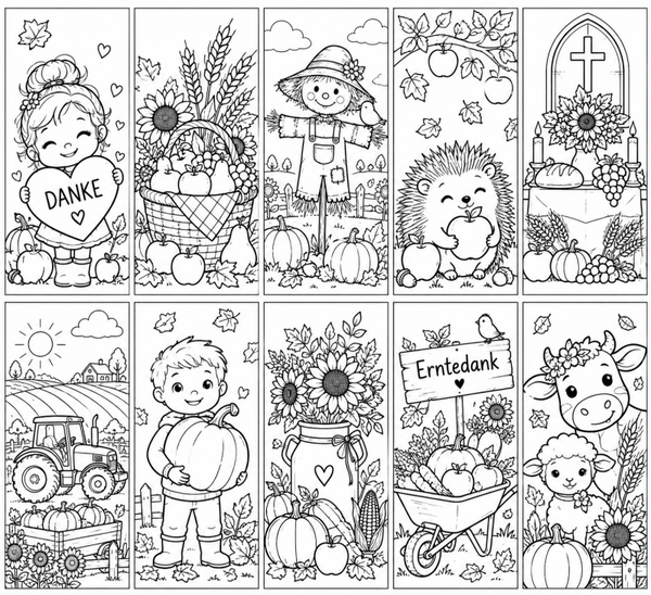 Ausmalbilder Herbst