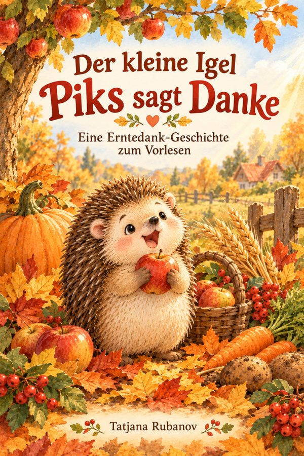 Der kleine Igel Picks sagt Danke